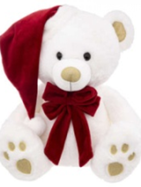 White Christmas Teddy