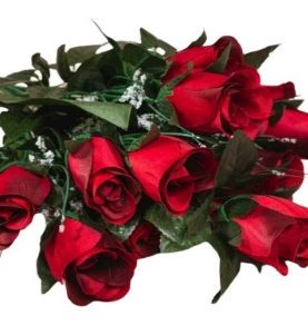 Artificial: Red Roses Bunch