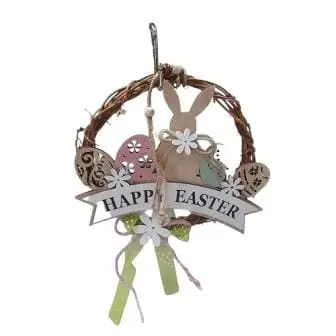 Easter Door Wooden Wreath