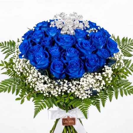 21 Royal Blue Rose